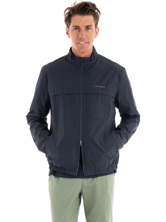 Barbour Norlow Winter Jacket Navy Blue