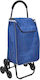 Stoff Einkaufswagen Blau 45x33x99cm