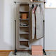Wenko Balance Fabric Hanging Storage Case For Coats in Beige Color 60x100cm 1pcs