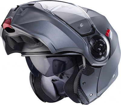 Caberg Duke Evo Flip-Up Helmet with Pinlock and Sun Visor ECE 22.06 1600gr Matt Gun Metal