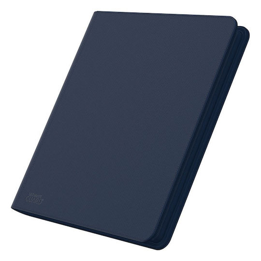 Ultimate Guard Zipfolio 480-24 Pocket XenoSkin Binder 12-Pocket Standard Size Quadrow Blue UGD010344