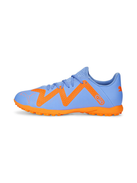 Puma Future Play TT Χαμηλά Ποδοσφαιρικά Παπούτσια με Σχάρα Blue Glimmer / Puma White / Ultra Orange