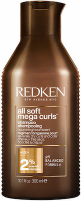 Redken All Soft Mega Șampoane de Netezire pentru Bucle Păr 1x300ml