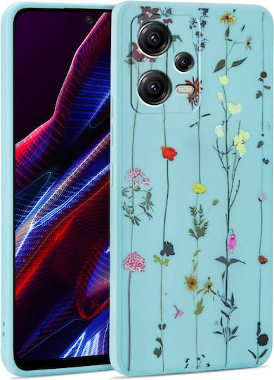 Tech-Protect Garden Back Cover Σιλικόνης Garden Blue (Redmi Note 12 5G)
