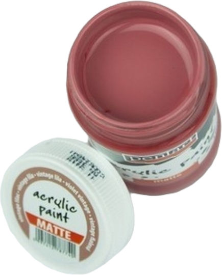 Pentart Matte Acrylic Paint Set Vintage Lilac 100ml 1pcs