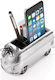 Metallic Pencil Holder Forever T1 in Silver Color 1pcs 6.3x7.2x15.3cm