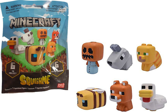 Gama Brands Minecraft Squishy για 3+ Ετών 6εκ. (Διάφορα Σχέδια)