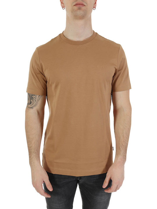 Hugo Boss Men's Short Sleeve T-shirt Beige