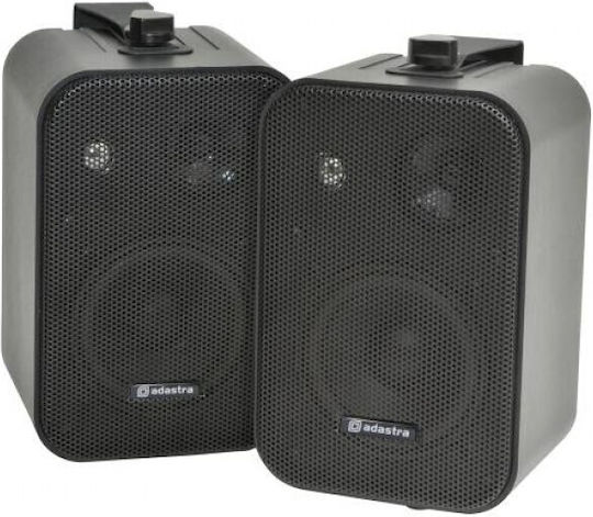 Adastra B30V-B Passive Wall-Mount Installation Speakers 30W Pair 13.6x15.5x24cm Black