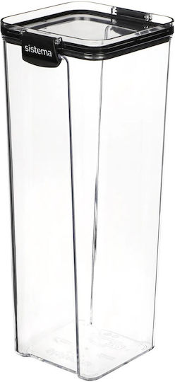 Sistema Ultra Vase Pasta with Airtight Lid Plastic Transparent 1900ml