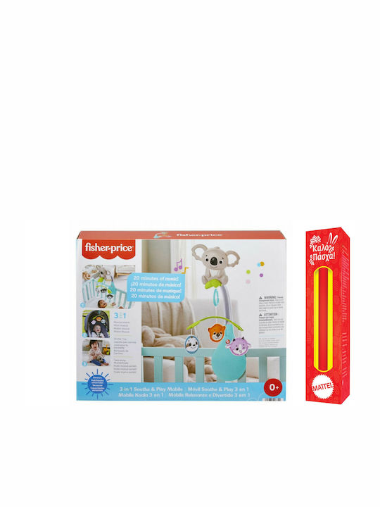 Fisher Price Easter Candles with Toys Mobile with Animals for 0+ Years Fisher Price