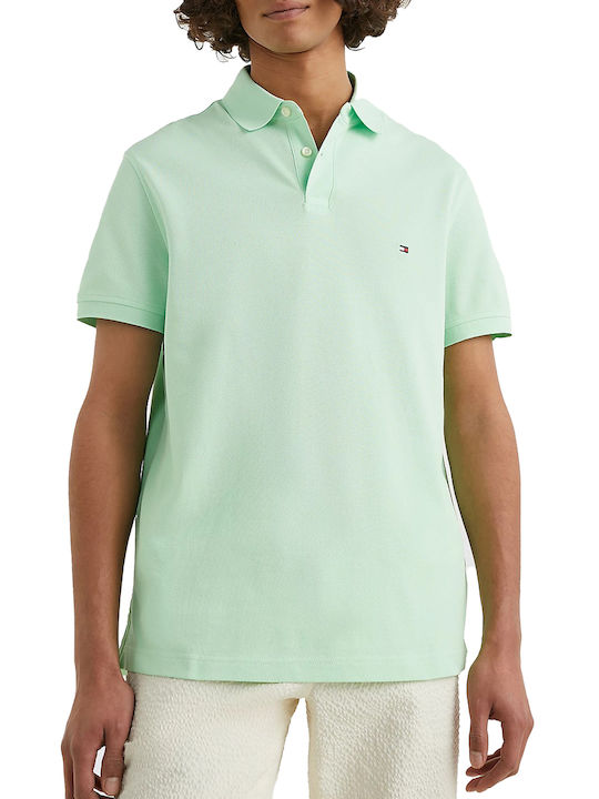 Tommy Hilfiger Ανδρικό T-shirt Polo Mint