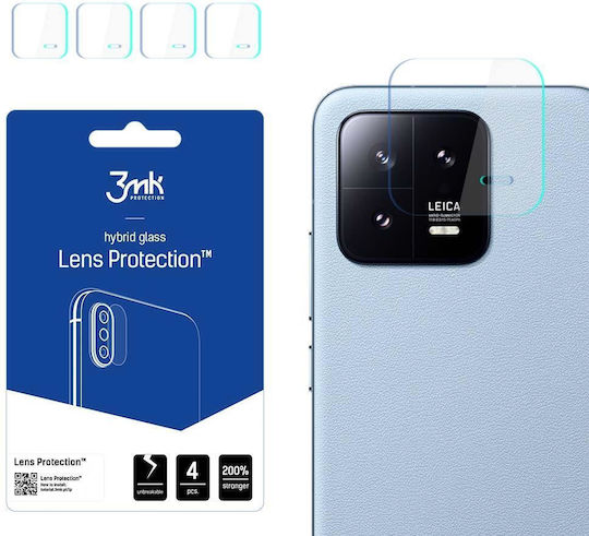 3MK Lens Protection Protecție Cameră Tempered Glass Transparent pentru Xiaomi 13