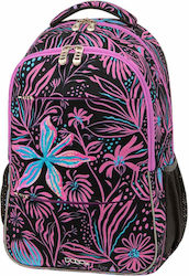 Polo Gem School Bag Backpack Junior High-High School in Purple color 25lt