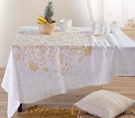 Nef-Nef Homeware Dreamer Față de Masă Galben 140x180cm Nef-Nef Homeware Dreamer Față de Masă Galben 140x180cm