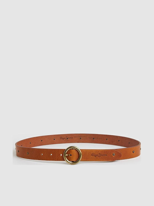 Pepe Jeans Rosy Leather Women's Belt Brown