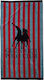 Greenwich Polo Club 3777 Beach Towel Red 180x90cm