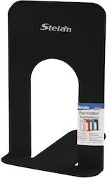 Metallisch Buchstütze in Schwarz Farbe 2Stück 13.5x22cm
