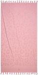 Greenwich Polo Club 3835 Beach Towel Cotton Nude with Fringes 170x90cm.