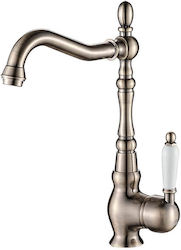 Laveo Tall Kitchen Faucet Counter Antique Brass