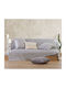 Nef-Nef Homeware Three-Seater Sofa Throw Gloom 170x300cm Grey 033567