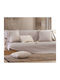 Nef-Nef Homeware Maximus Ριχτάρι Πολυθρόνας Ζακάρ 170x180εκ. Beige