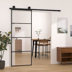 Ușă Intern Glisare Sticlă 3152146 Black 90x205cm