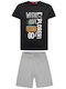 Kids' Set with Shorts Summer 2pcs Melange -9
