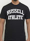 Russell Athletic Ανδρικό T-shirt Μαύρο με Λογότυπο