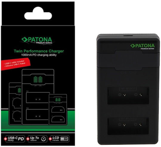 Double Battery Charger Compatible with Fujifilm
