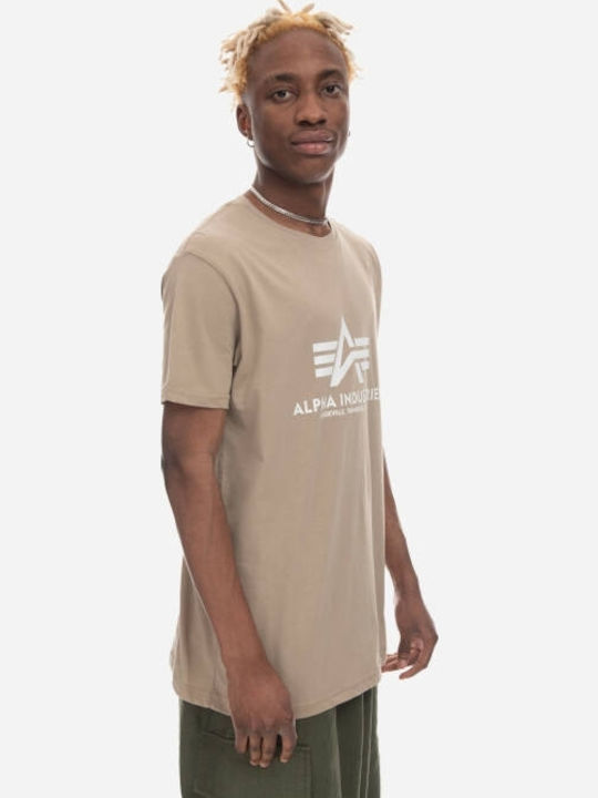 Alpha Industries T-shirt Μπεζ