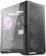 Darkflash DLM200 Gaming Midi Tower Κουτί Υπολογιστή με Πλαϊνό Παράθυρο Μαύρο