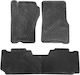 Set of Front and Rear Mats 3pcs Tray Type for Mercedes-Benz ML 1997-2005 Black