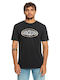 Quiksilver In Circles Men's Short Sleeve T-shirt Black