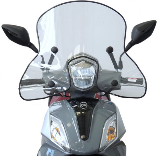 Fabbri Transparentes Visier Motorrad für Sym Symphony ST 125 2021 3420/B-E