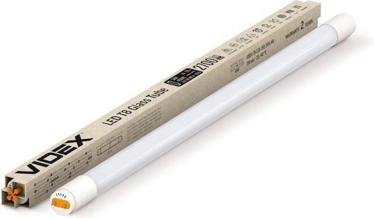 Videx VLE-T8-24154 Λάμπα LED 24W Τύπου Φθορίου για Ντουί G13 και Σχήμα T8 Φυσικό Λευκό 2700lm
