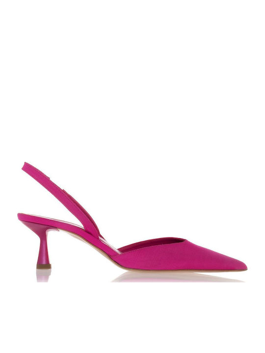 Sante Pantofi cu toc cu Curea Fuchsia