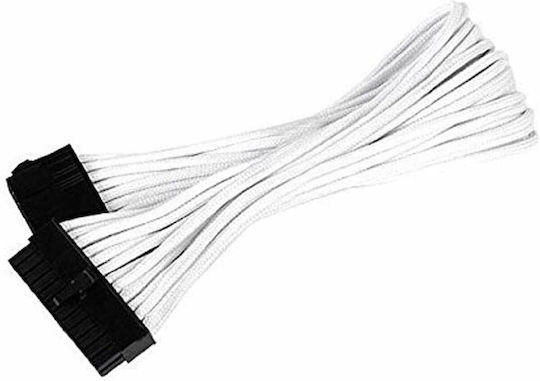 Silverstone 24-Pin ATX - 24-Pin ATX Kabel 0.3m Weiß (SST-PP07-MBW)