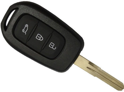Renault Carcasă cheie auto cu lamă cu 3 butoane pentru Dacia / Renault