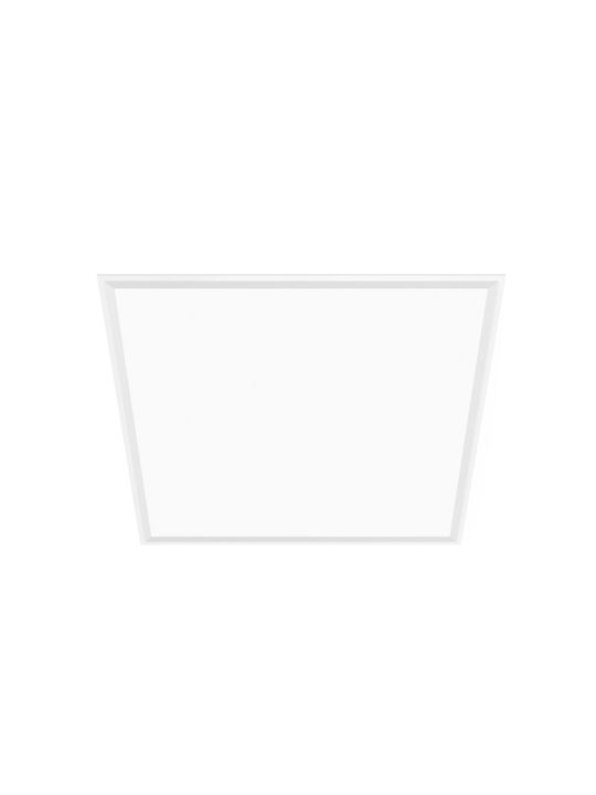 Aca Trego Τετράγωνο Χωνευτό LED Panel 25W με Φυσικό Λευκό Φως 4000K 59.5x59.5εκ.