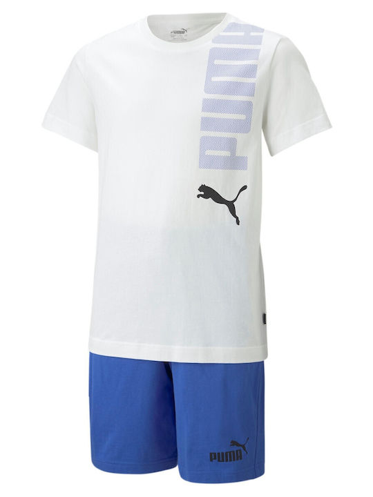 PUMA Set pentru copii cu șorturi Vară 2buc Alb