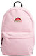 Superdry Rainbow Patch Montana Σχολική Τσάντα Πλάτης Γυμνασίου - Λυκείου Ροζ με Θήκη για Παγούρι 18lt