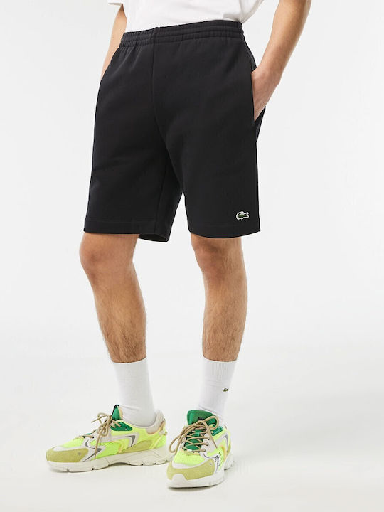 Lacoste Bermudă Sportivă de Bărbați Black
