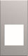 Hager Network-Telephone Socket Front in Silver Color WXD201T