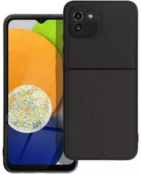 Forcell Noble Back Cover Σιλικόνης Μαύρο (Galaxy A03)