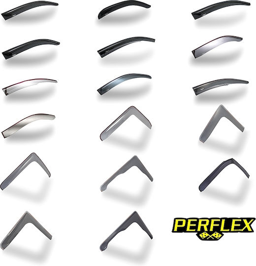 Perflex Set of Windbreakers Front Car for Volkswagen Passat B5 97-05 2pcs