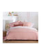 Nef-Nef Homeware Alba Coverlet Queen Size Microfiber Salmon 220x240cm 032674