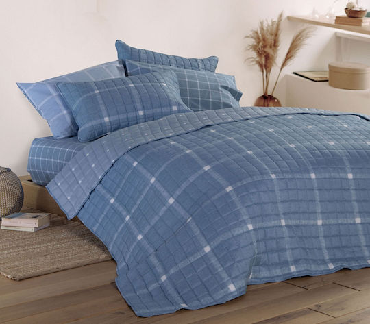 Nef-Nef Homeware Henry Υπέρδιπλο Denim 220x240cm