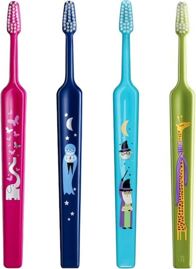 TePe Kids Soft Set Children's Toothbrushes for 3+ Years 4pcs Multicolour