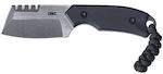 Columbia River Knives Razel Compact Knife Black with Blade made of Steel in Sheath